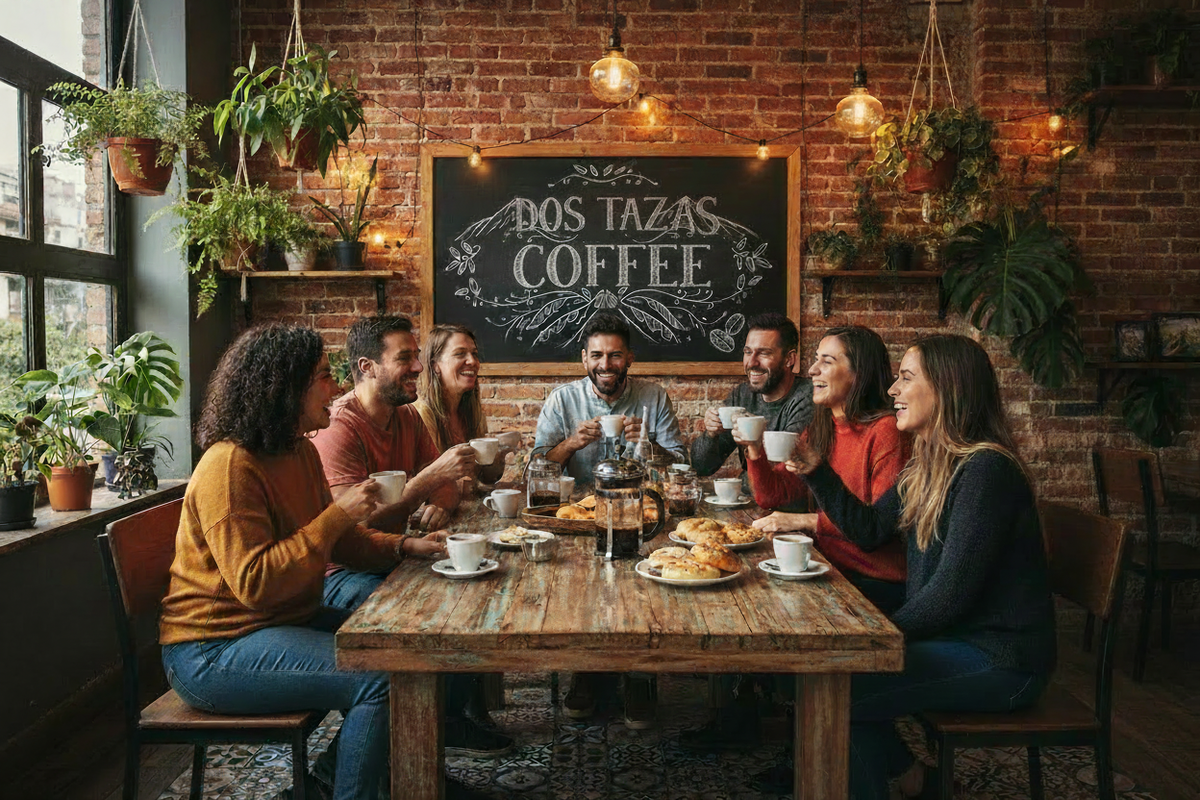 Dos Tazas Coffee Chalkboard